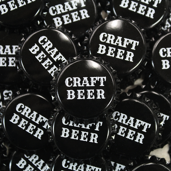 Kapsel "Craft Beer", Czarny, 50 szt. - obrazek 2