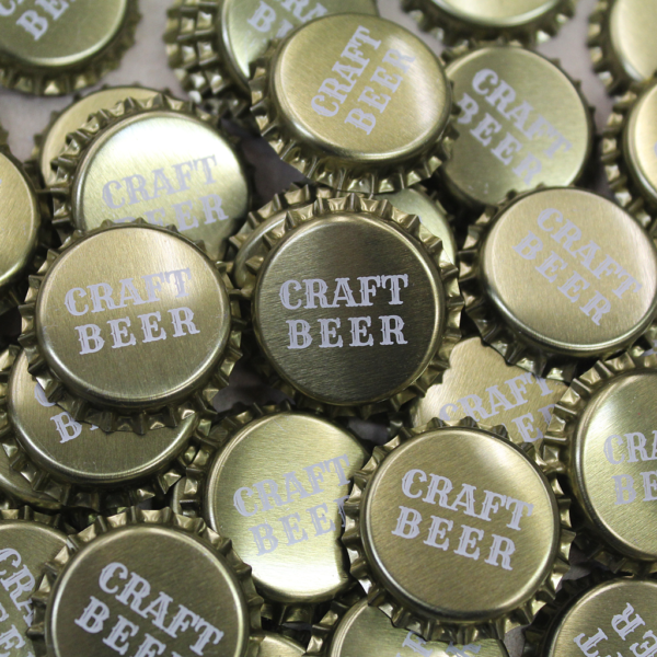 Kapsel "Craft Beer", Złoty, 50 szt. - obrazek 2