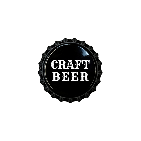 Kapsel "Craft Beer", Czarny, 50 szt.
