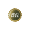 Kapsel "Craft Beer", Złoty, 50 szt.