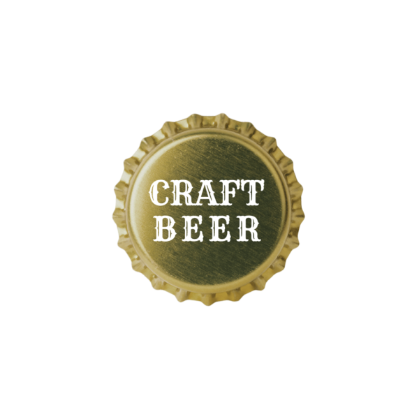 Kapsel "Craft Beer", Złoty, 50 szt.