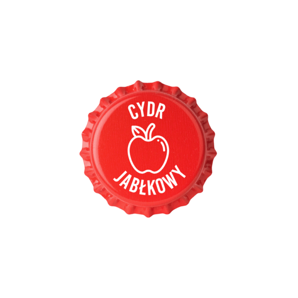 Kapsel "Cydr Jabłkowy", Czerwony, 50 szt.