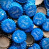 Kapsel "Thank you", Niebieski, 50 szt. - obrazek 2