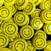 Kapsel "Smiley", Żółty, 50 szt. - obrazek 2
