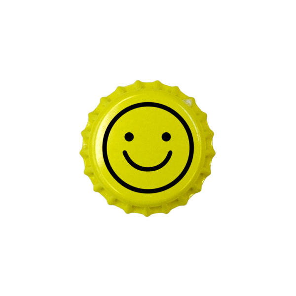 Kapsel "Smiley", Żółty, 50 szt.